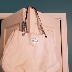 Michael Kors White Handbag